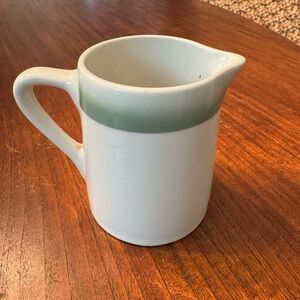 Vintage Grindley Duraline creamer with green band
